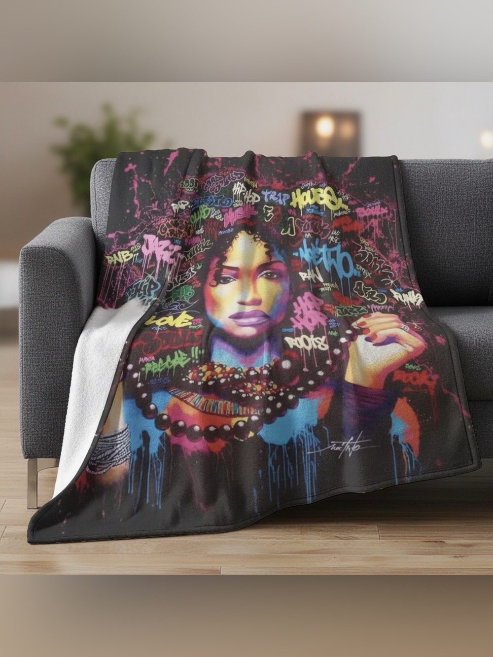 New Music Genres Fleece Throw Blanket Super Soft
50”x60”